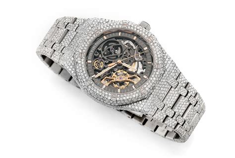 audemars piguet skeleton silver|ap skeleton iced out price.